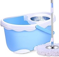 Spin Mop Bucket with Wringer On Wheels, Hardwood Floor Cleaning System, with 3 Microfiber Mop Refills Decoration