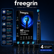 FREEGRIN IP67 Waterproof 6D Rotating Electric Toothbrush with 7000 RPM & 2-Minute Smart Timer