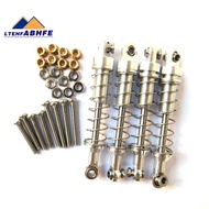4Pcs  Damper for  C14 C24 MN D90 D91 D99S RC Car Accessories,Silver