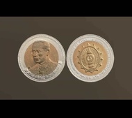 Thailand 10 B a h t 75 Anniversary-Birth 2 0 0 2