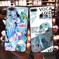 HK-44 Rock Hatsune Miku Glass Casing for OPPO Realme F7 A7 A12 F9 A12S A11K F5 A5S 2 Pro