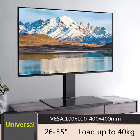 BEISHI Rack Monitor Stand Adjustable VESA 600-400mm up to 40kg 32‘’-55‘’ Monitor Tablet Free Standin