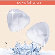 Love Knot Silicone Triangle Transparent Bra Inserts Push Up Waterproof | Insert Nubra
