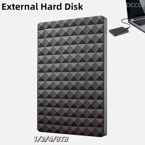 1/2/4/8TB 2.5" Portable External Hard Disk Expansion HDD Drive Disk 1TB 2TB 4TB 8TB USB3.0 External 