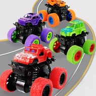 Shockproof 4-Wheel Inertial Toy Car for Toddlers Kids Stunt Vehicle