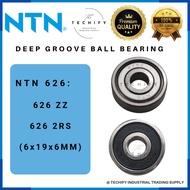 NTN 626 ZZ/2RS DEEP GROOVE JAPAN BALL BEARING 626 ZZ 626 2RS  100% ORIGINAL MADE IN JAPAN