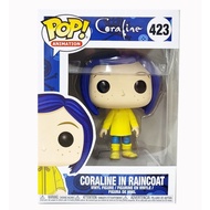 Funko Pop 423 Coraline & The Secret Door Coraline in Raincoat Action Figure Model Toy