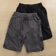 Short Shorts Men's Cropped Pants Solid Color Mid-Length Pants Fashionable Breathable Loose Men's Mid