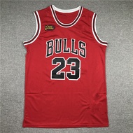 embroidered bull98Finals23Jordan Basketball Jersey BULLS NBAFINALS Basketball Jersey