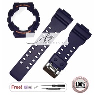 ORIGINAL CASIO G-SHOCK BARNEY BEZEL AND STRAP GA-100 / GA-110 / GA-120 / GD-100 / GD-110  GD-120 etc