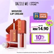 [MUST BUY] DAZZLE ME Mousse Lip Cream Lightweight Smooth Mousse Nourishing (4.5g) Krim Bibir Ringan
