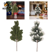 KOZEEY Christmas Branches Greenery Branch Accessories Twigs Artificial Leaves Picks for Home Events 