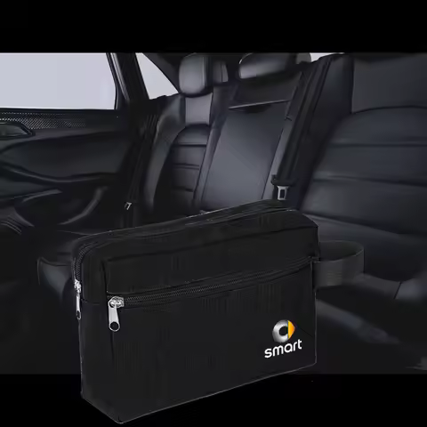 Portable Car Key Case Driver License Holder Credit Card Bag for Smart Fortwo 451 450 453 EQ Forfour 