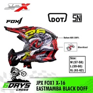 JPX X-16 EASTMBA BLACK DOFF HELMET