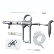 2ml Metal Continuous Syringe for Chicken/Duck Bird Continuous Vaccine Syringe Continuous Adjustable 