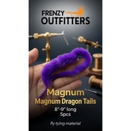 Magnum Dragon Tails/8''-9" long/5pcs /fly tying material