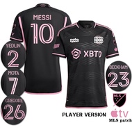 【Player Issue Kit 】Inter Miami 2023/24 Away Black Jersey S-2XL|Fast Delivery|