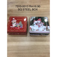 Christmas SQ Steel Box/Container