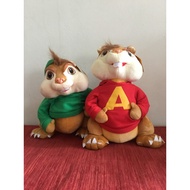 Theodore and Alvin from Alvin and The Chipmunks Plush Toy ( 30 cm )