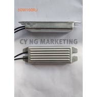 1PC Used 60W160 Ohm 60W 160R Euro Aluminum Shell Resistor 60W 160RJ