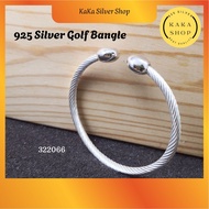 Original 925 Silver Golf Bangle (322066) | Gelang Tangan Bangle Perak 925 | Ready Stock