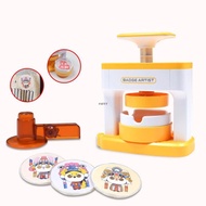 CUY DIY Pin Badge Button Maker Badge Maker Press Machine with Multiple Mold Sizes