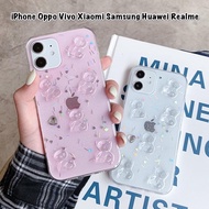 Bears Case 3D All Phone Types Oppo A95 Reno 6 5 4 Vivo V23 Y15S X70