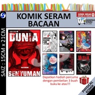 KOMIK SERAM BACAAN : HANTU KURIER | DUNIA SENYUMAN | KISAH DONGENG NGERI - HORROR / KOMIK HANTU - KA
