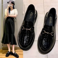 Women's Shoes / Latest Docmart Women's Shoes / Korean Croco Women's Oxford Shoes / Denise Shoes