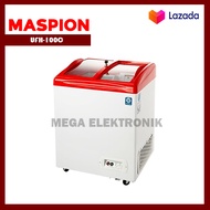 MASPION BY UCHIDA UFH-100C CHEST FREEZER BOX SLIDING 100 LITER - KHUSUS JABODETABEK