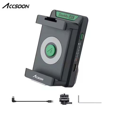 Accsoon SeeMo 4K 2160P 1080P Video Output Video Monitor for iphone ipad IOS for Android Phone Power 