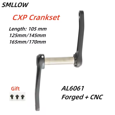 single Speed kids Crankset for MTB XC / TR / AM 105/125/145 / 165mm crankset 32T chainwheel childen 