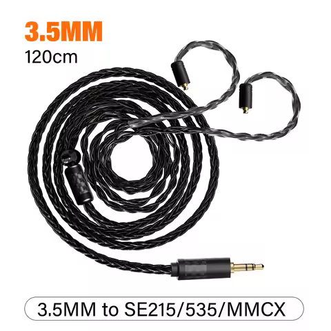 Replacement Upgrade Audio Cable for Shure SE215 SE535 Aonic 5 UE846 MMCX 3.5mm 2.5mm 4.4mm USB C for