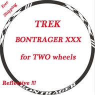Bontrager XXX Wheel Rim Decals Mountain Bike 26 27.5 29er inch wheel Sticker Reflective Sticker