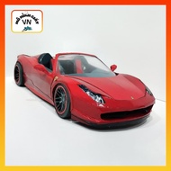 Ferrari 458 Italia Spider Supercar Assembly Paper Model - MohinhgiayVN