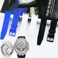 smart dainty watch Silicone Strap Swatch Swatch Mechanical Men's Strap SVGK403 SVGK406SVGK409 402
