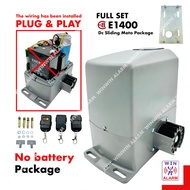 E8 E1400 DC SLIDING MOTOR BUILT-IN GATE MOTOR AUTOGATE ( 600KG ) withoutt gear rack