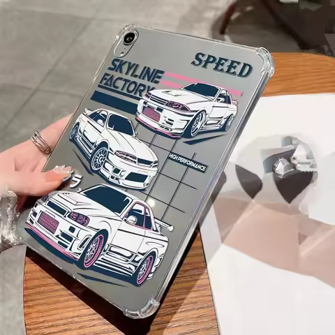 Case for Samsung Galaxy Tab A8 10.5 A7 10.4 A9 plus 11 Cartoon Race Car funda cover For Galaxy Tab S