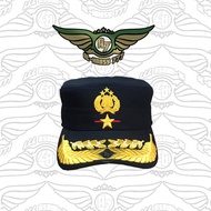 NEWEST MODEL POLICE HAT WITH 1 STAR IRJEN QUANTITY COMMAND