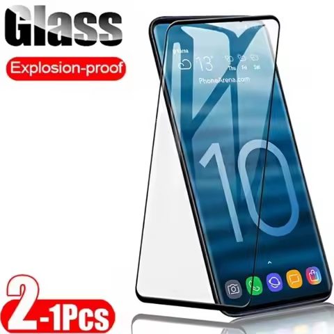 1-2PCSTempered glass for samsung galaxy s10 plus s9 s8 screen protector for Samsung glaxy s20 ultra 