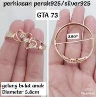 PALING MURAH!!! GELANG BANGLE ANAK GELANG BANGKOK ADA SURAT DAN BISA JUAL LAGI ASLI PERAK925 EMAS ASLI