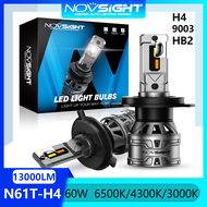 Bóng đèn pha LED Novsight N61T 9003 HB2 H4 6500K / 4300K / 3000K 3 Nhiệt độ màu Đèn LED ô tô Chùm