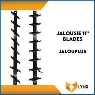 ✶ ① 🅸 Jalousie Jalouplus 11 Blades for Louver Window 1 Pair