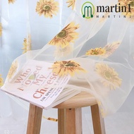 MARTIN1 Curtain Sunflower Pattern Window Blind Room Balcony Home Decor