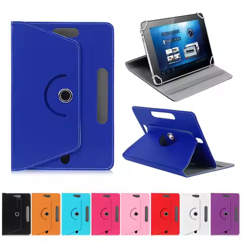 360 Degree Rotating Universal Tablet Case PU Leather Cover For Samsung Galaxy Tab 7 8 9 10.1 inch An