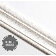 Wall Border List Foam 3D 8mm Wallpaper Tebal List Dinding Border Plafon Stiker Dekorasi Dinding