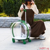 [kline]Pet Trolley Case Outdoor Portable Puppy Cage Transparent Cat Bag Pet Stroller