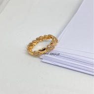 TERMURAH-cincin emas 2 gram anti karat/cincin cewek model terbaru / cincin nikah titanium / cincin c