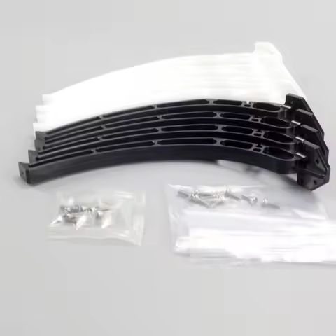 4pcs Black White Universal Aircraft Qudcopter Wheels Tripod Landing Skids Gear for F450 F550 SK480