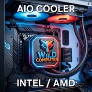 AIO HSF Gaming CPU Cooler Processor Cooler Computer Gaming PC Dual Fanheatsink Fan